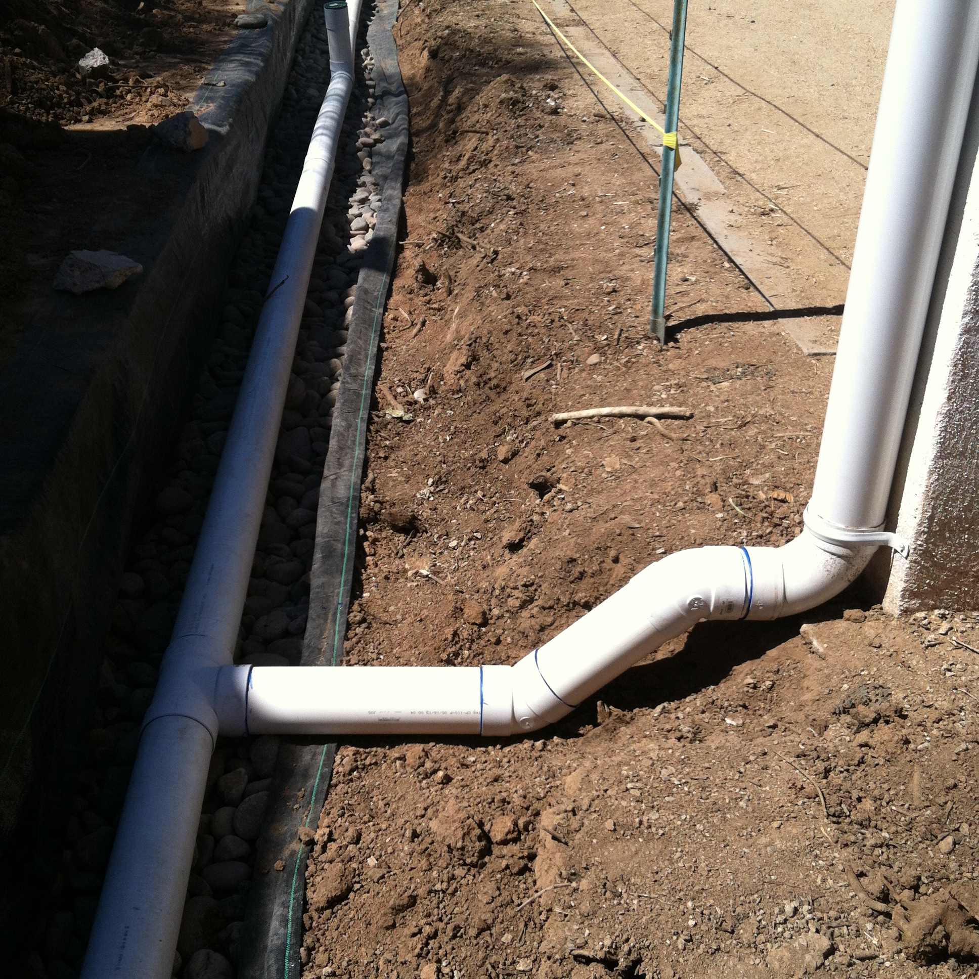 Dale's Roof Runoff French Drain Sunken Hugelkultur Bed For Arid